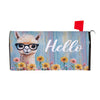 Evergreen Mailbox Cover - Floral Llama