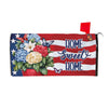 Evergreen Mailbox Cover - Patriotic Hydrangeas