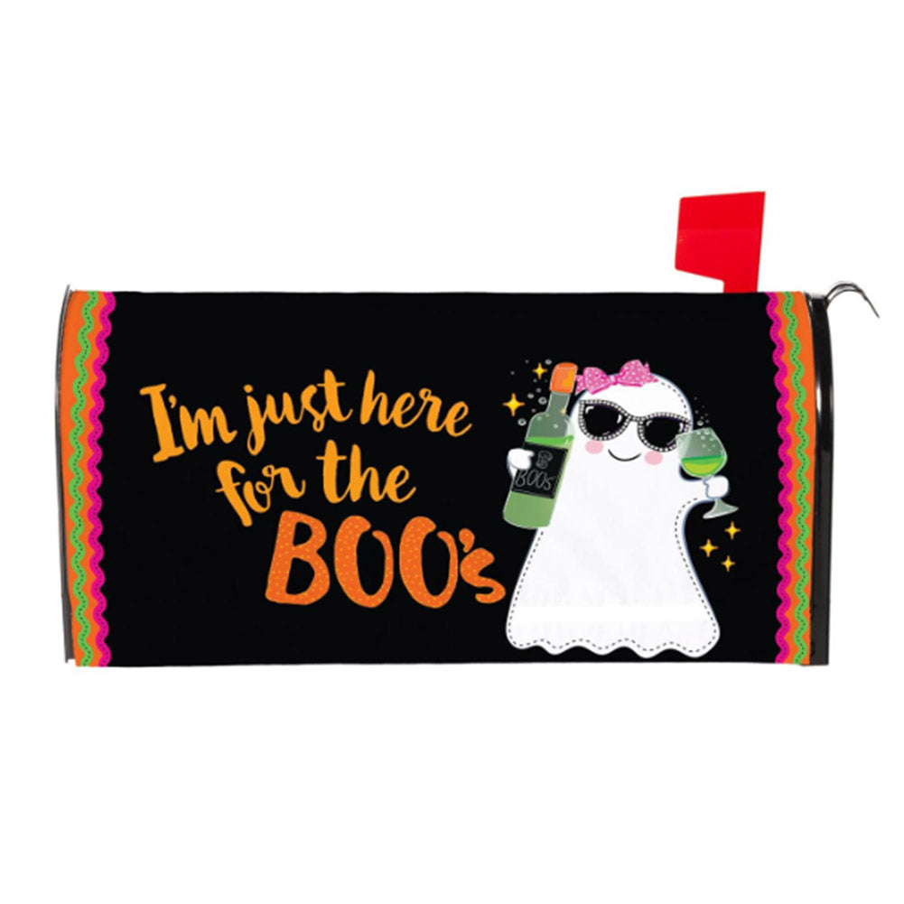Evergreen Mailbox Cover - Here For The Boos