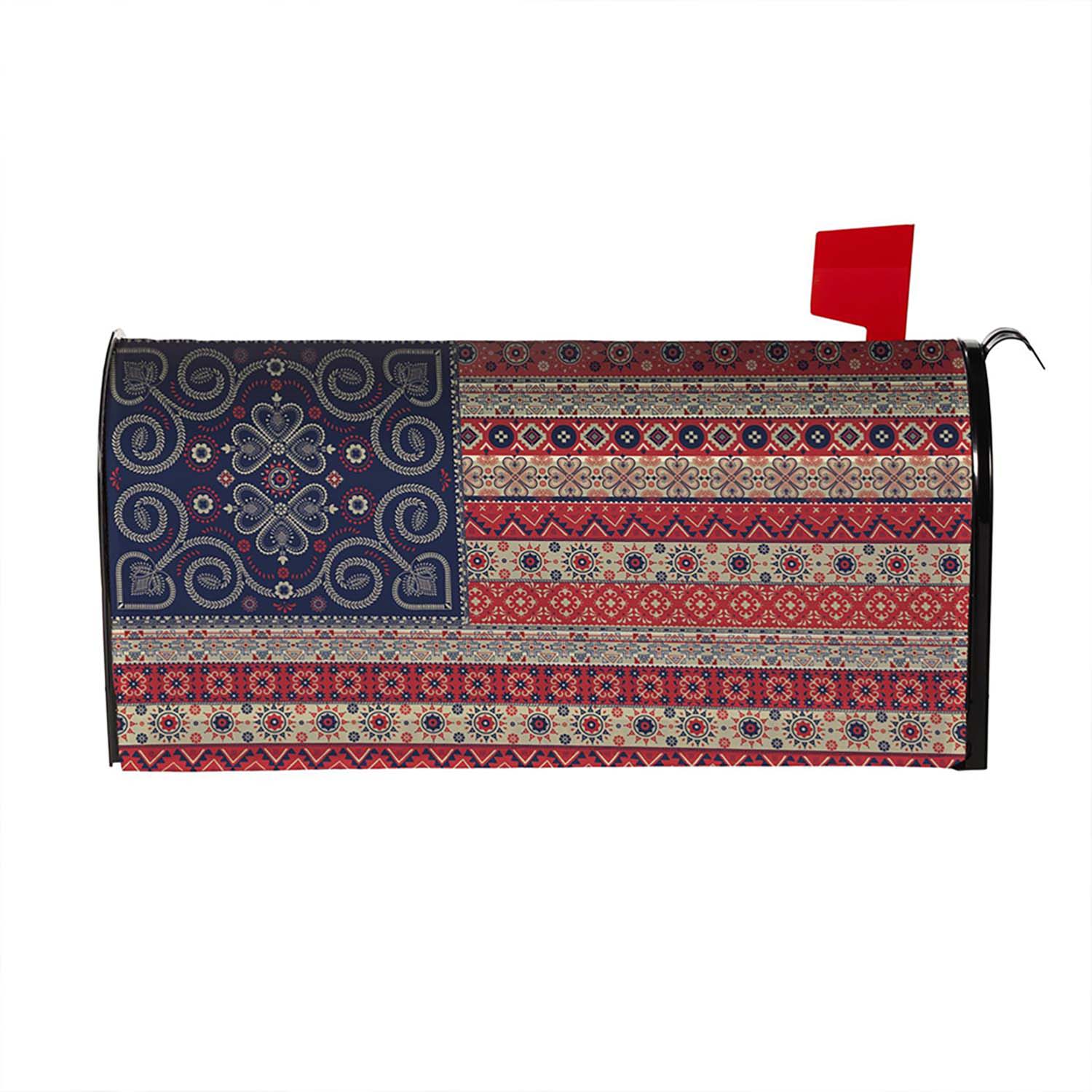 Evergreen Mailbox Cover - Americana BOHO By JG