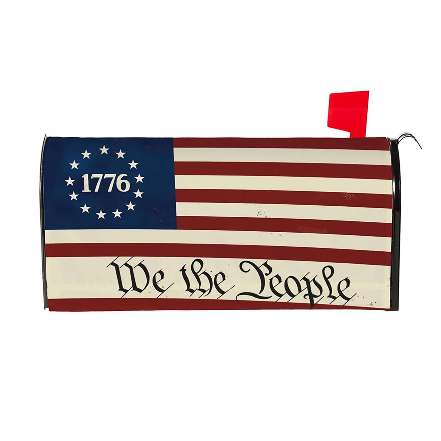 Evergreen Mailbox Cover - We The People