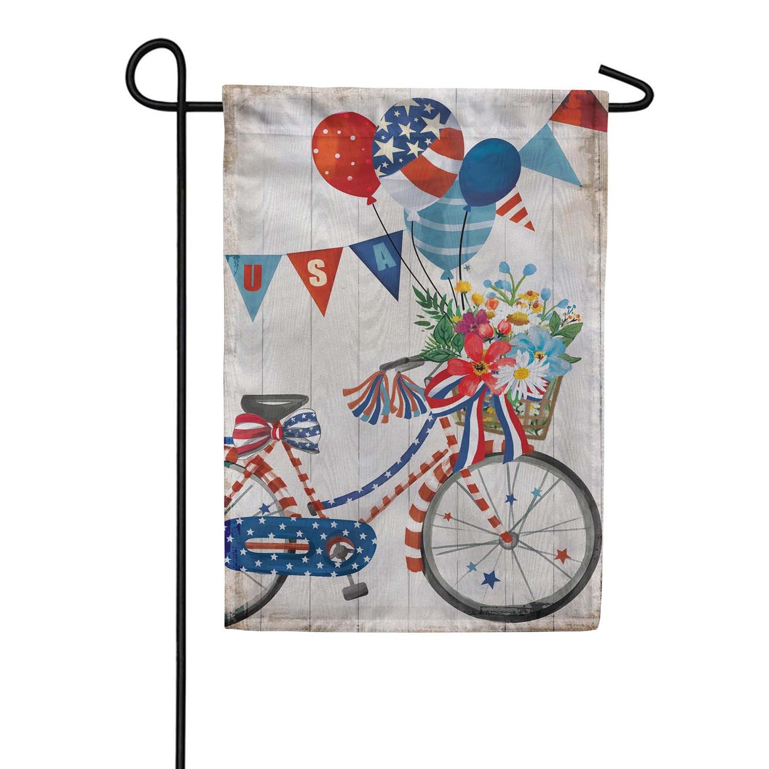 Evergreen Moire Garden Flag - American Classic Bicycle
