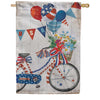 Evergreen Moire House Flag - American Classic Bicycle