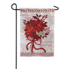 Evergreen Feels Like The Holidays Floral Moire Garden Flag