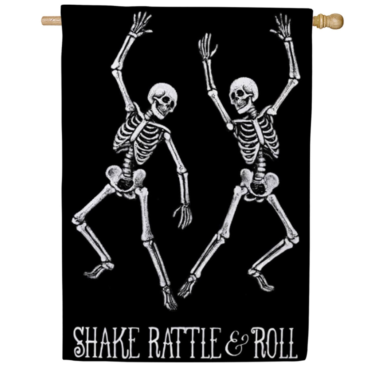 Evergreen Shake, Rattle & Roll Moire House Flag