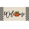 Checkered Bow Pumpkin Sassafras Switch Mat