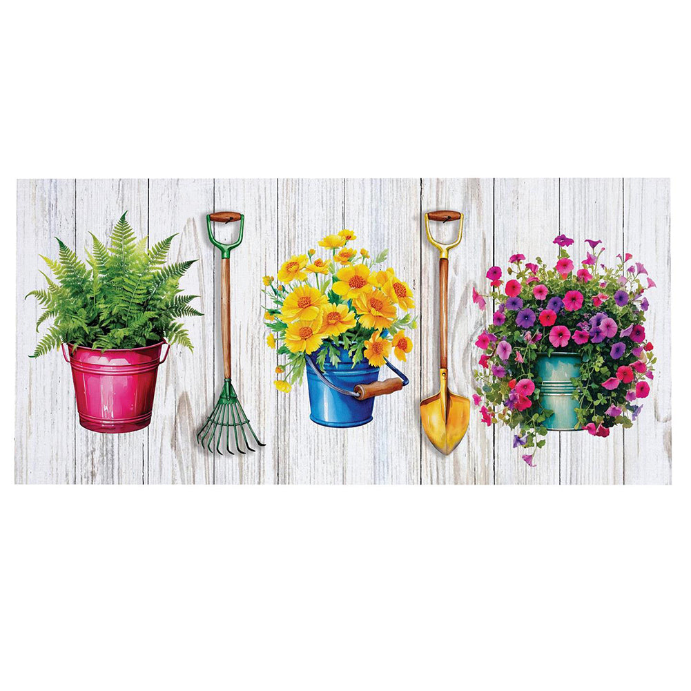 Evergreen Sassafras Switch Mat -Garden Tool Trio