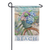 Evergreen Suede 2-Sided Garden Flag - Beach Escape