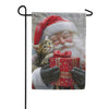 Evergreen Purrfect Christmas Gift Suede 2-Sided Garden Flag