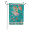 Evergreen Garden Of Wonder Teal Suede 2-Sided Garden Flag
