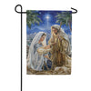 Evergreen Christmas Miracle Suede 2-Sided Garden Flag