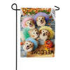 Evergreen Suede Garden Flag - Pet Central Puppy Ballerinas