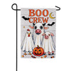 Evergreen Suede 2-Sided Garden Flag - BOO Crew