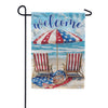Evergreen Suede 2-Sided Garden Flag - Patriotic Paradise