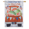 Evergreen Suede 2-Sided House Flag - American Classic Truck