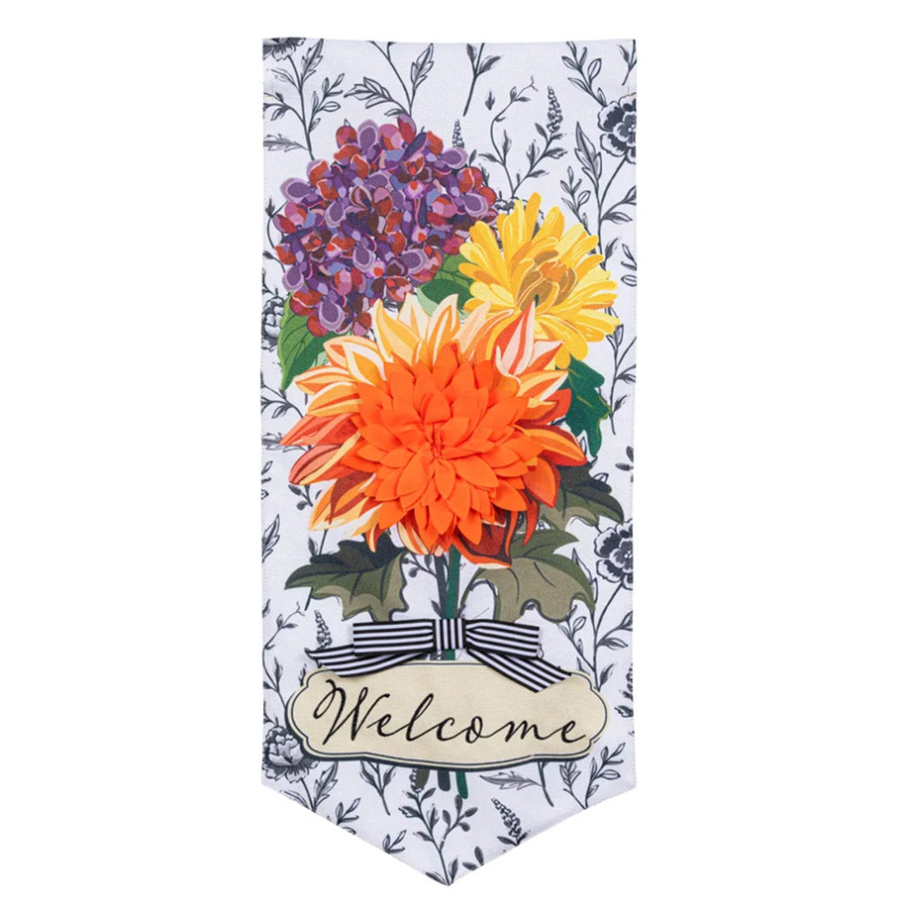 Evergreen Fall Floral Toile Everlasting Impressions Textile Decor 