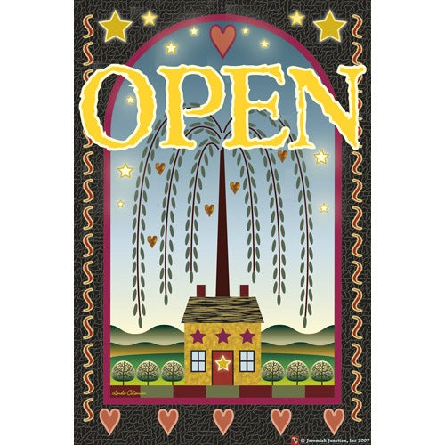 Country OPEN Garden Flag