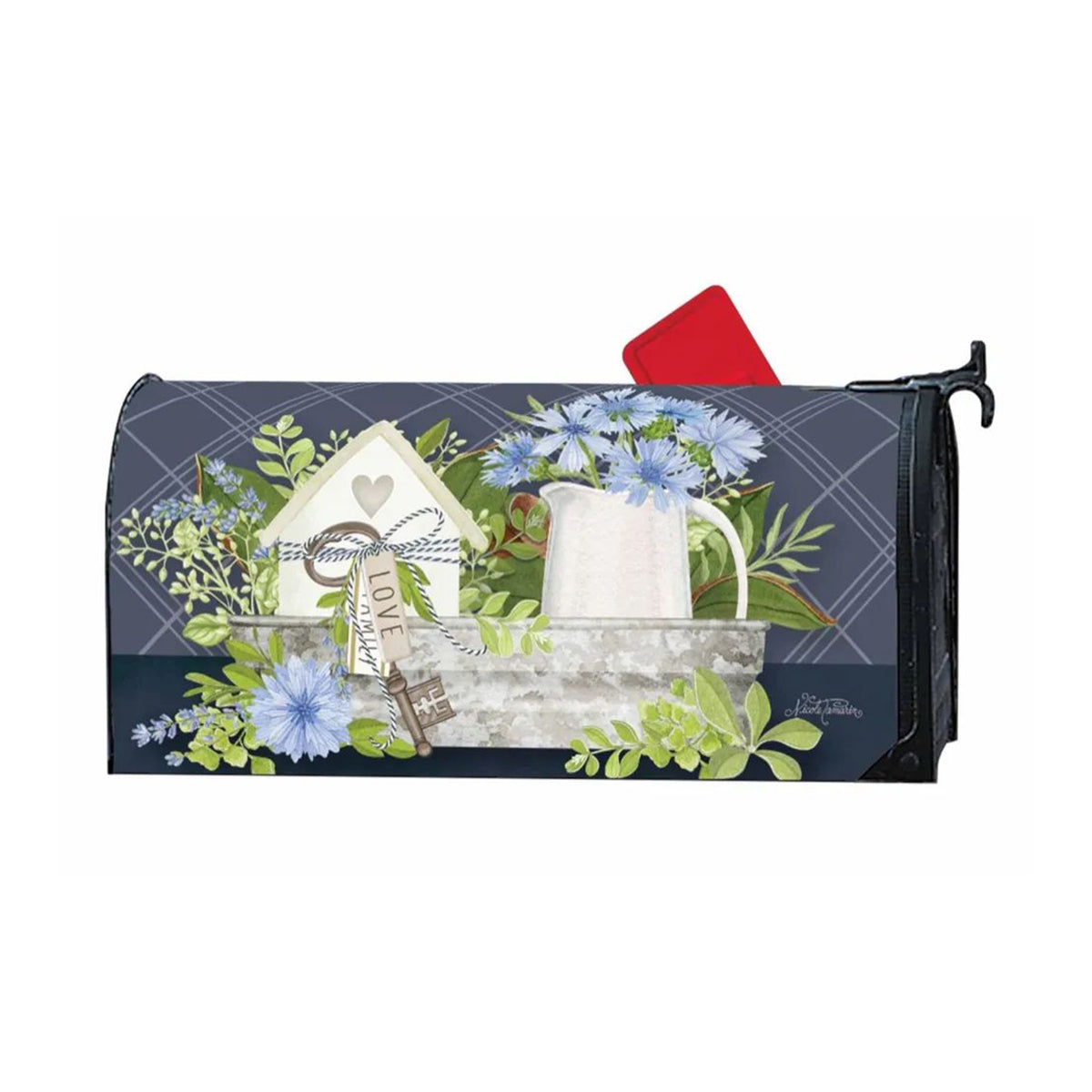 Farmhouse Flowers Mailwrap