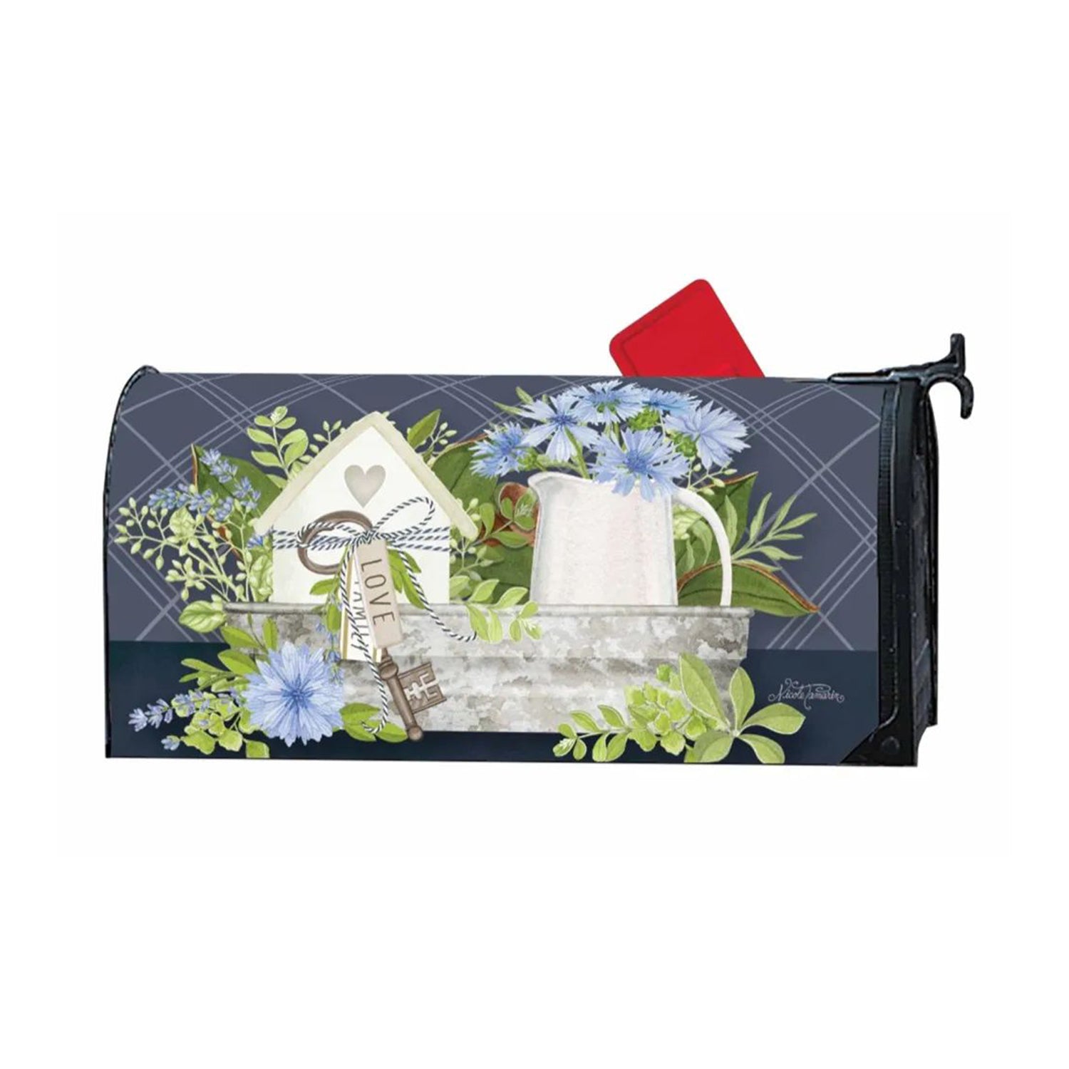 Farmhouse Flowers Mailwrap