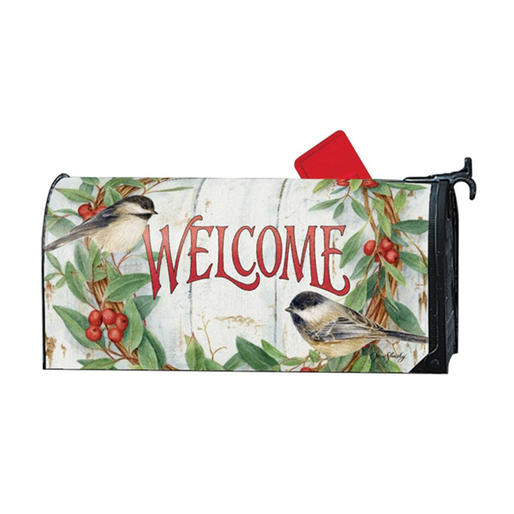 Chickadee Wreath Mailwrap