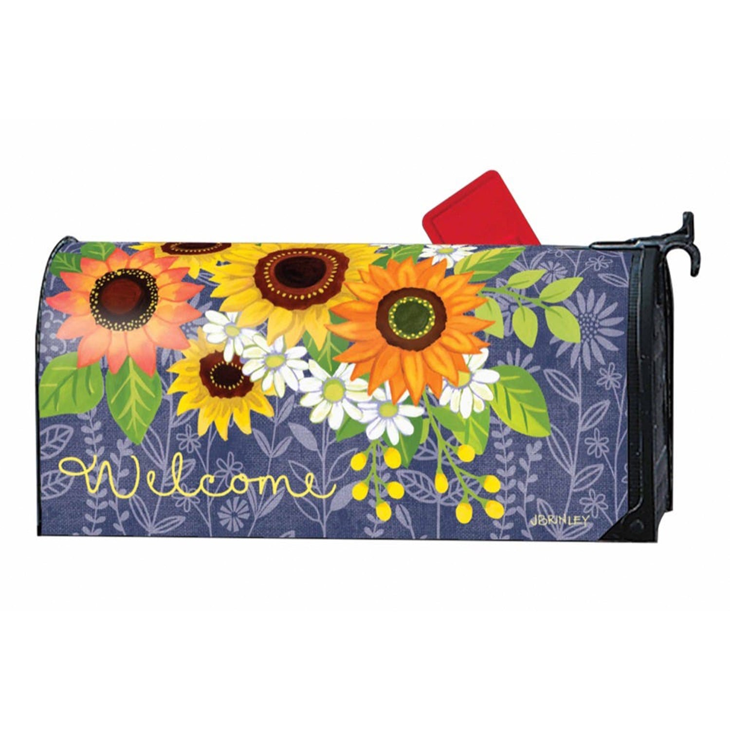 Denim Garden Mailwrap