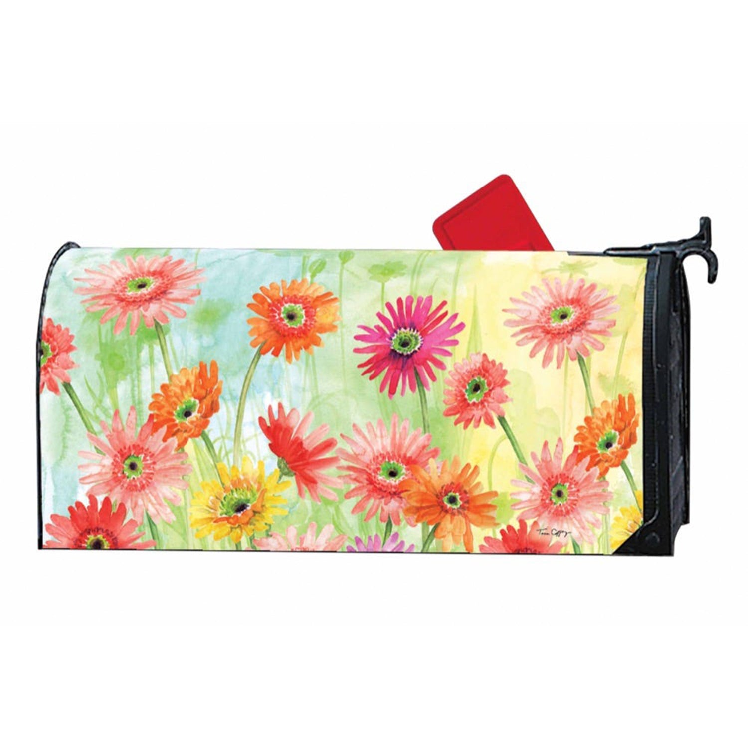 Gerbera Daisies Welcome Mailwrap