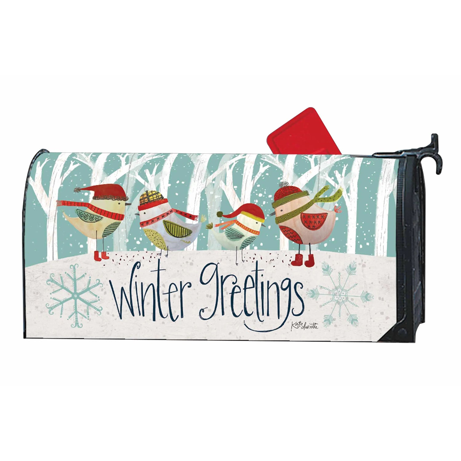 Warm Winter Birds Mailwrap
