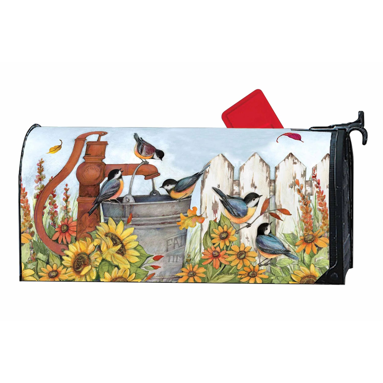 Water Bucket Birds Mailwrap