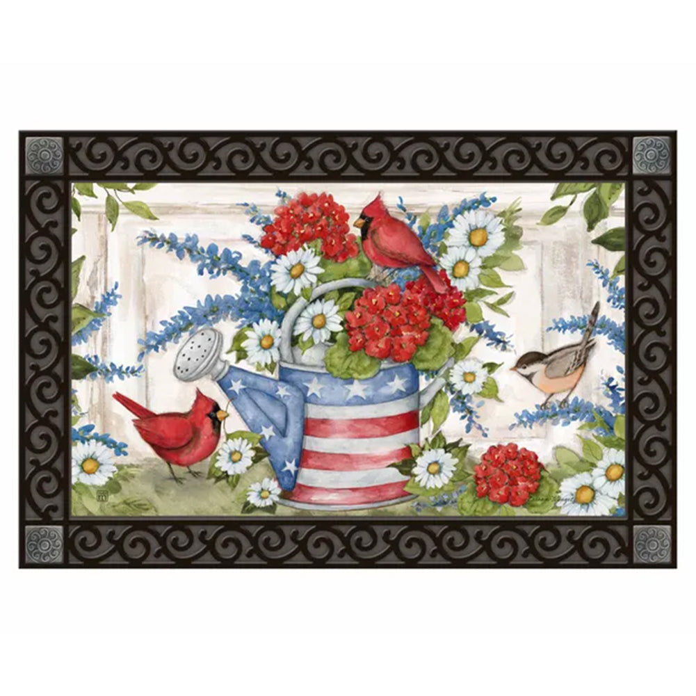 Stars and Stripes Watering Can MatMate