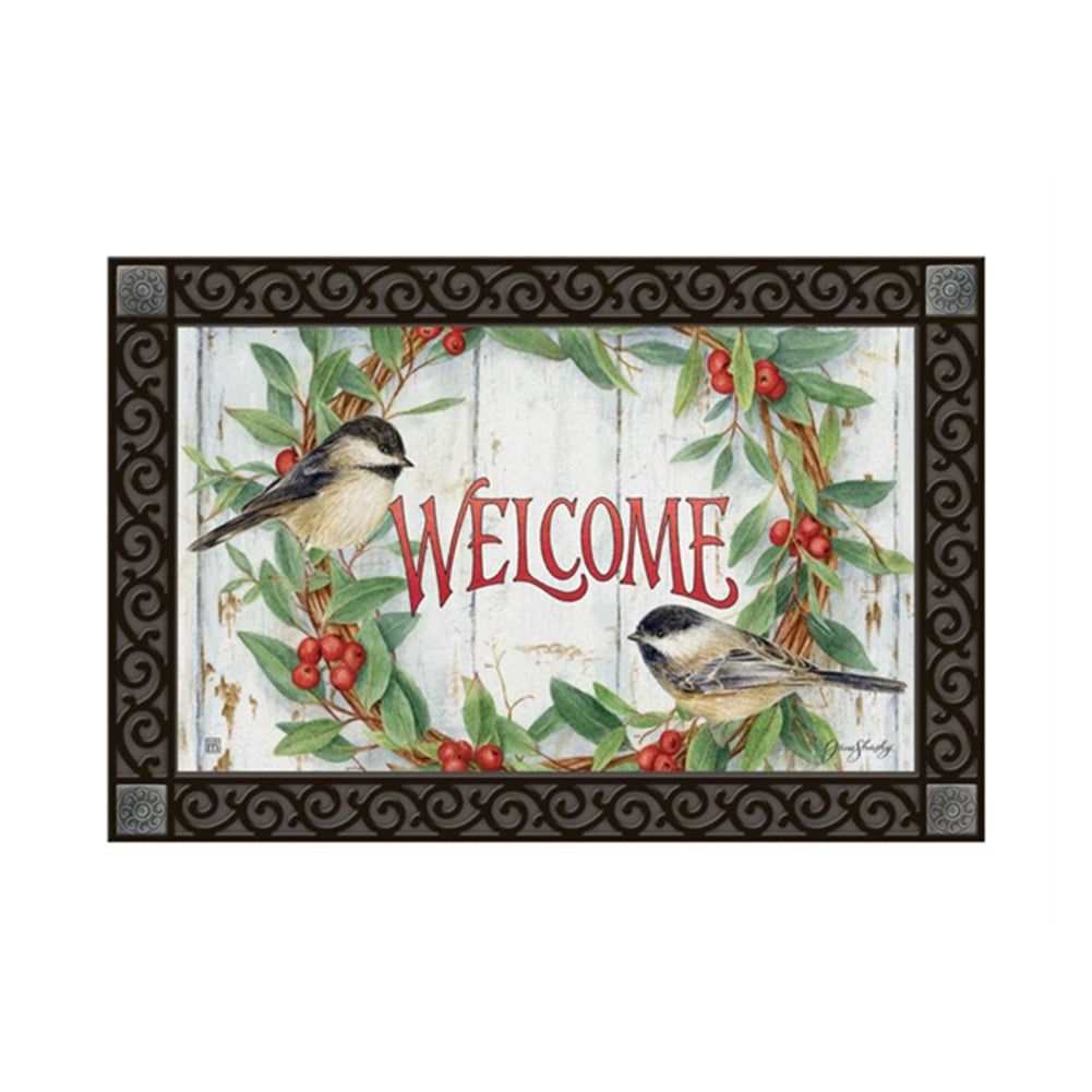 Chickadee Wreath MatMate