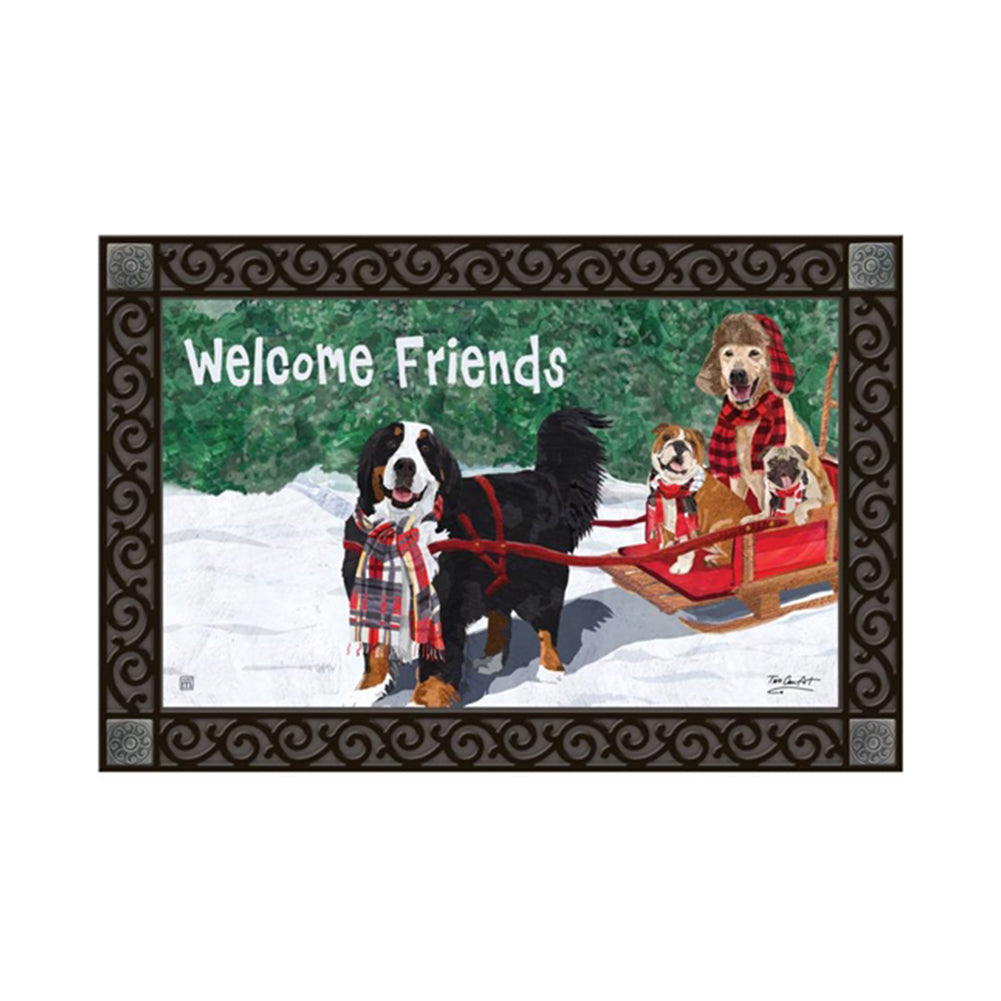 Magnet Works Mountain Dogs Door Mat