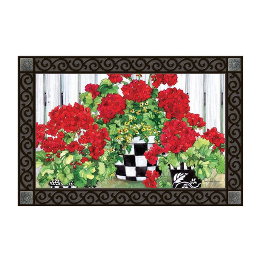 Geranium Flowers MatMate