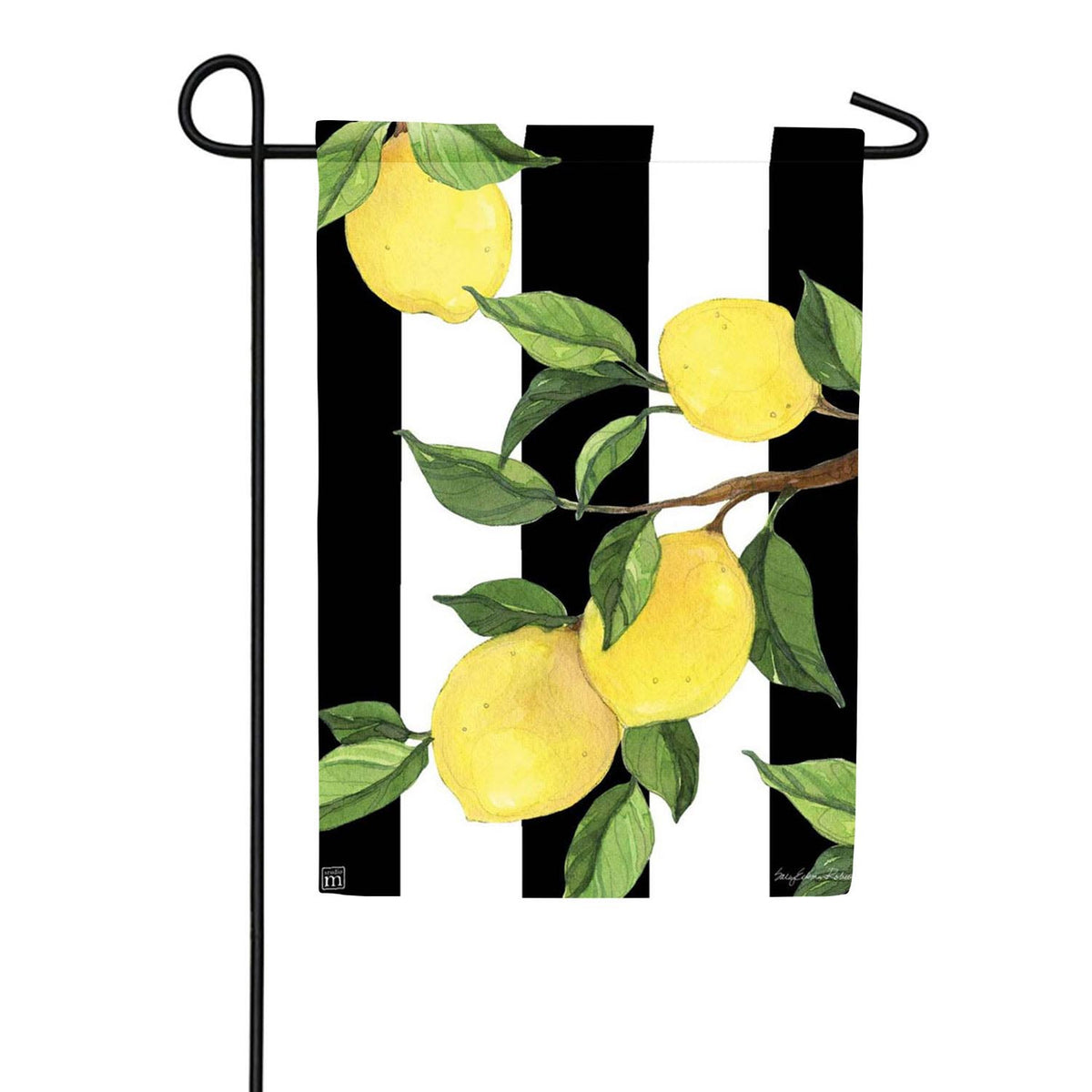 Bold Lemons Double Sided Garden Flag