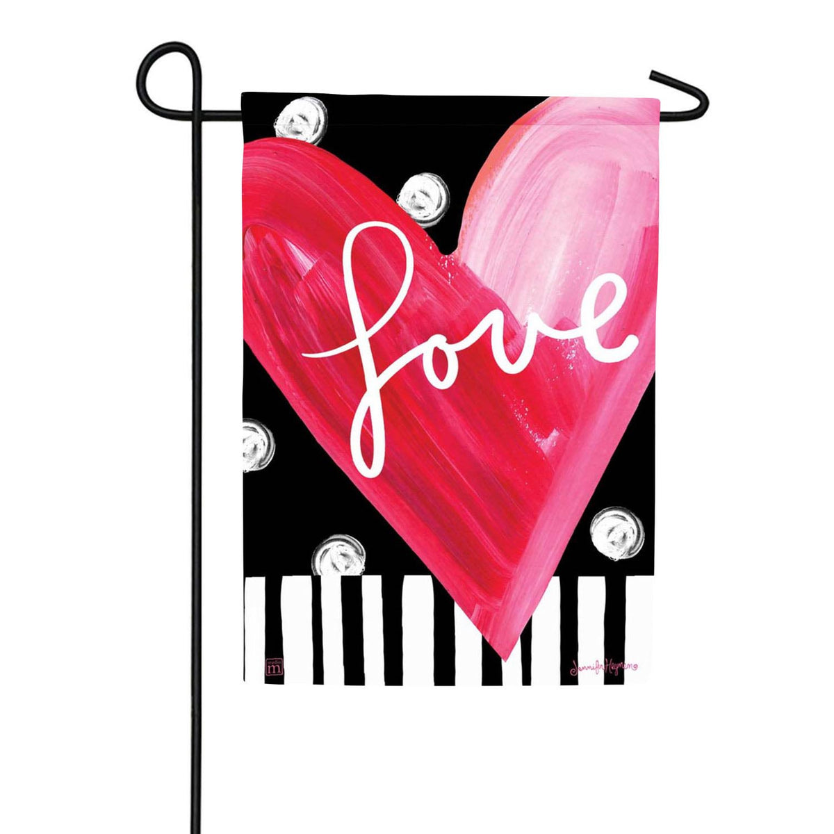Love Big Double Sided Garden Flag
