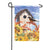 Sunflower Birdhouse Double Sided Garden Flag