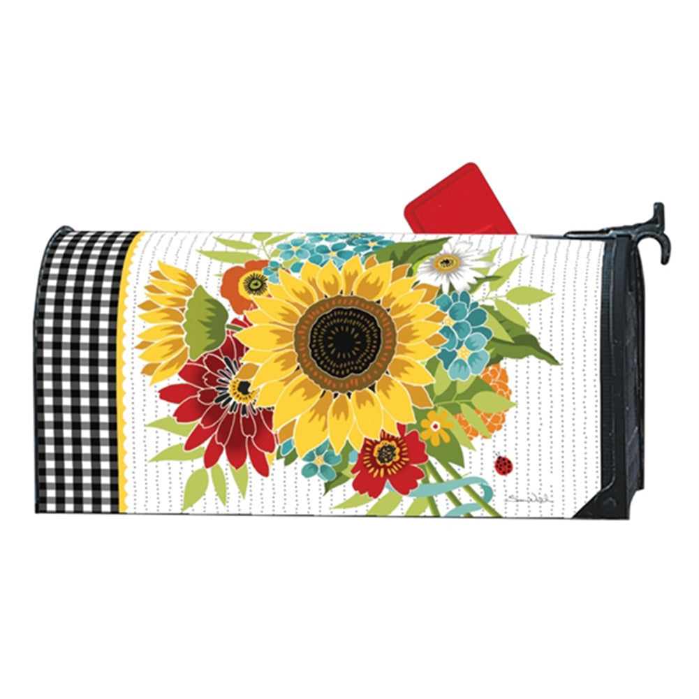 Sunflower Checks Mailwrap