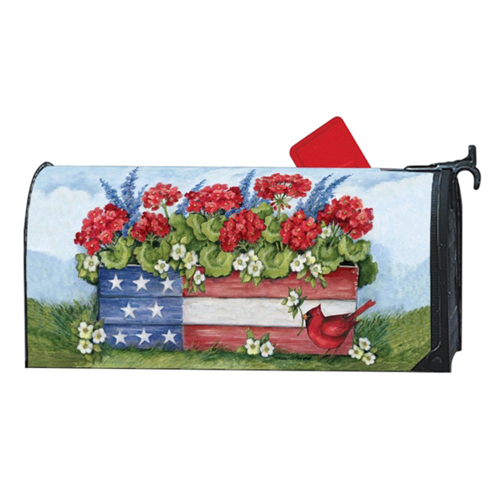 Patriotic Planter Box Mailwrap