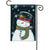 Nighttime Snowman Garden Flag