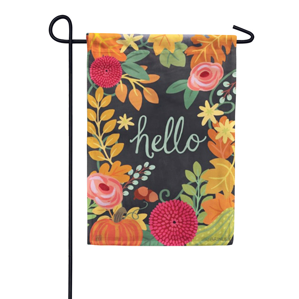 Boho Fall Garden Flag