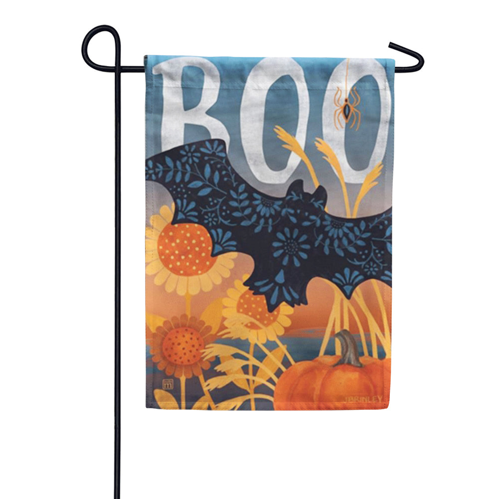 Boo Bat Garden Flag