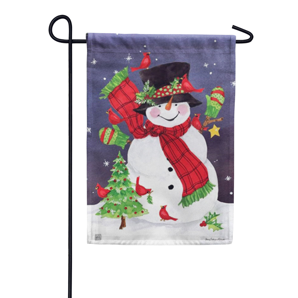 Frosty Friends Garden Flag