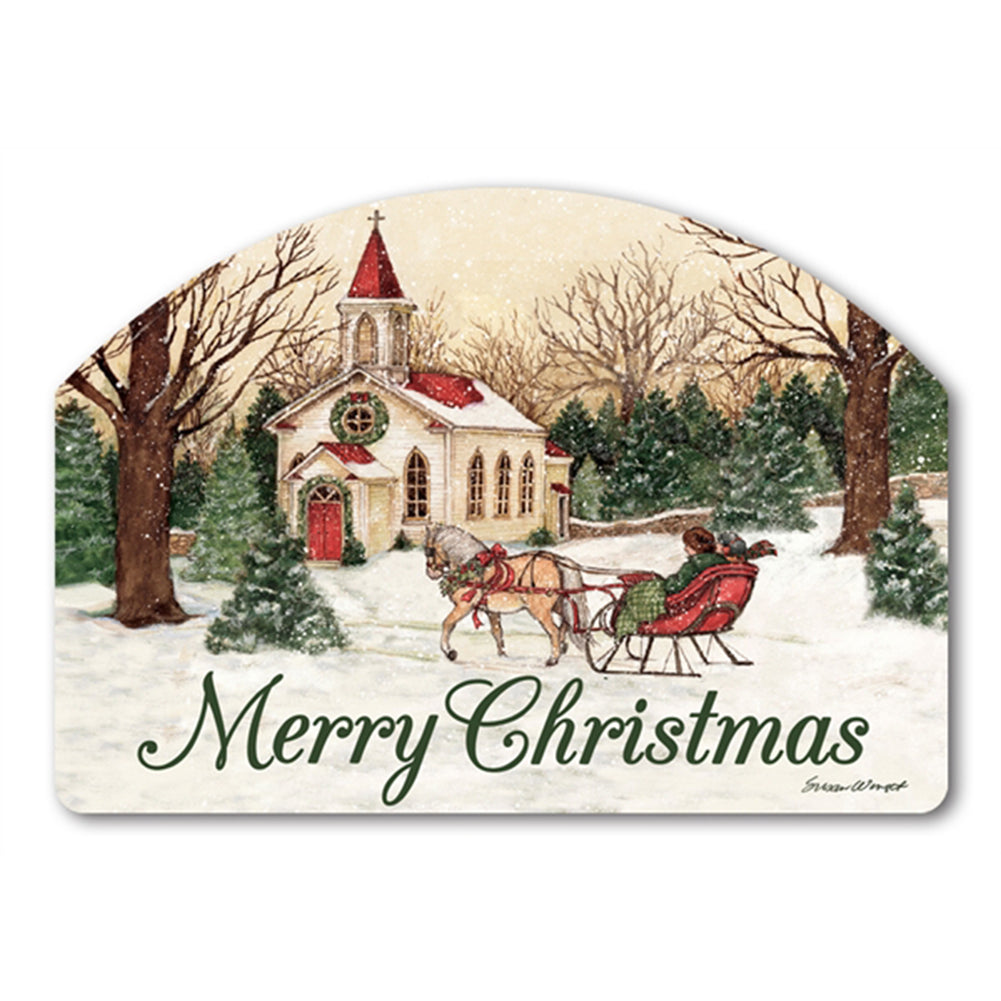 Merry Christmas Church Yard DeSign
