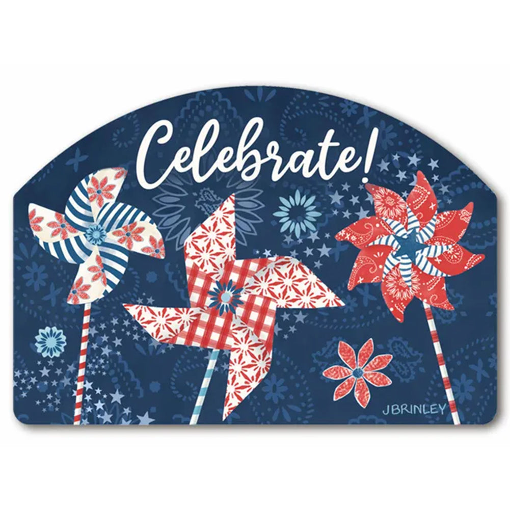 Patriotic Pinwheels Yard DeSign