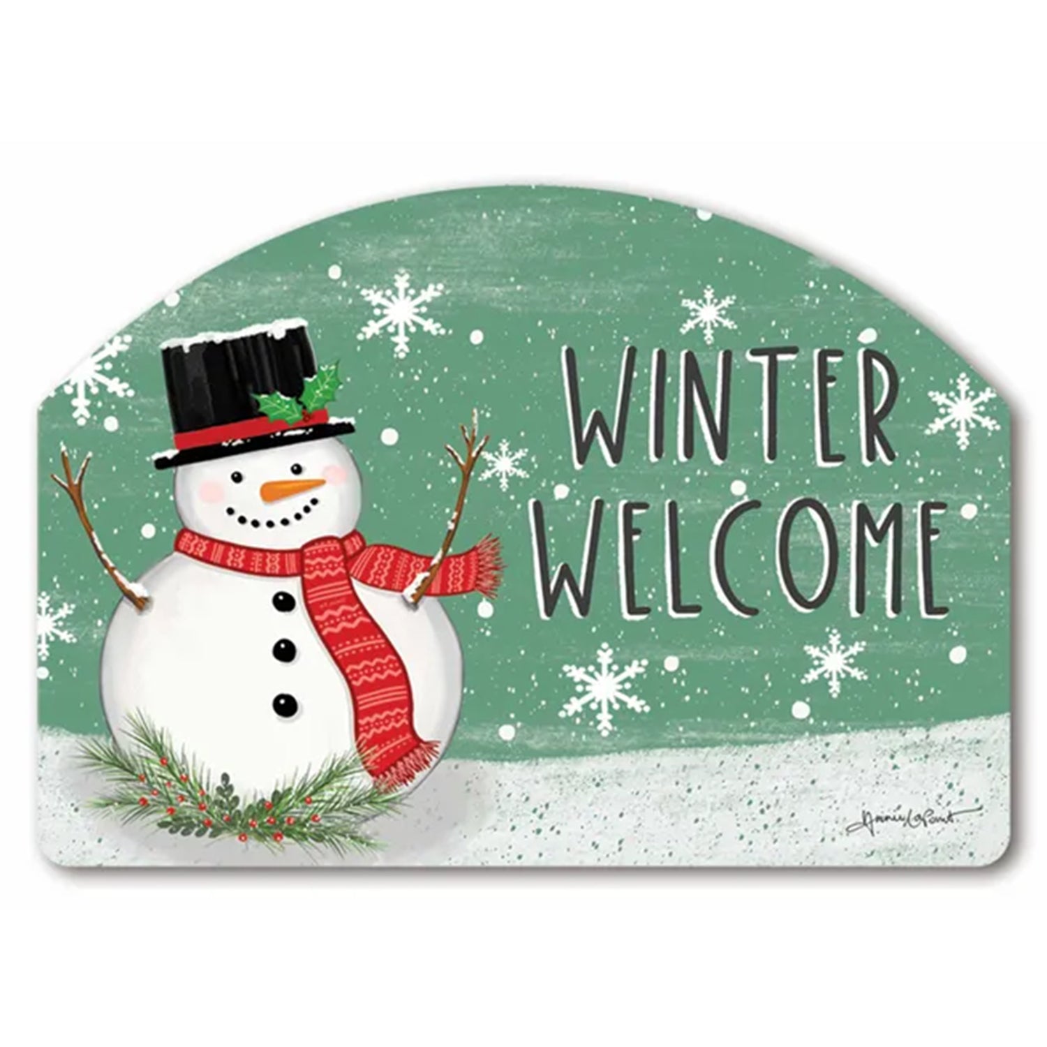 Winter Welcome Yard DeSign