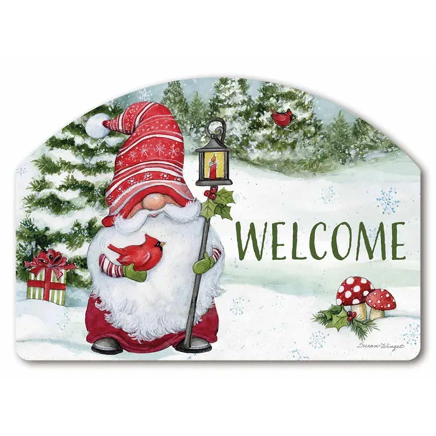 Christmas Gnome Yard DeSign