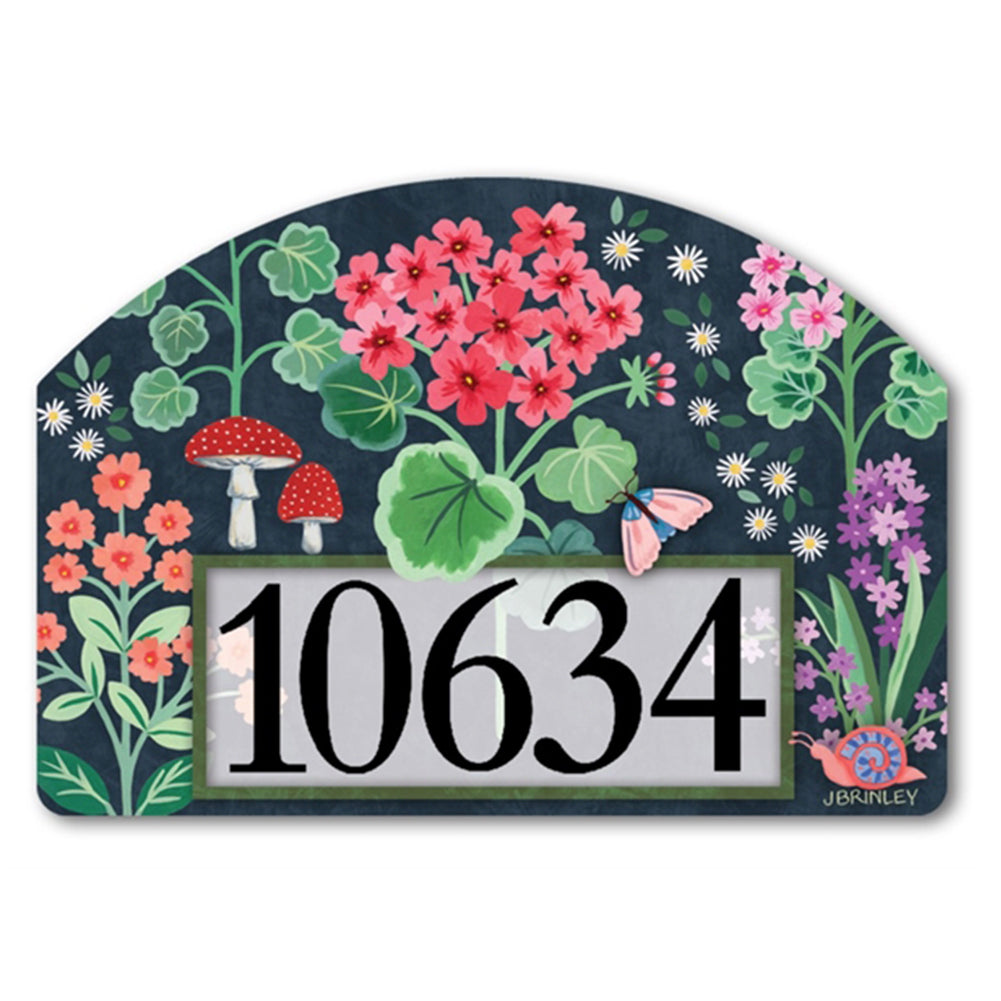 Geranium Garden Welcome Yard DeSign