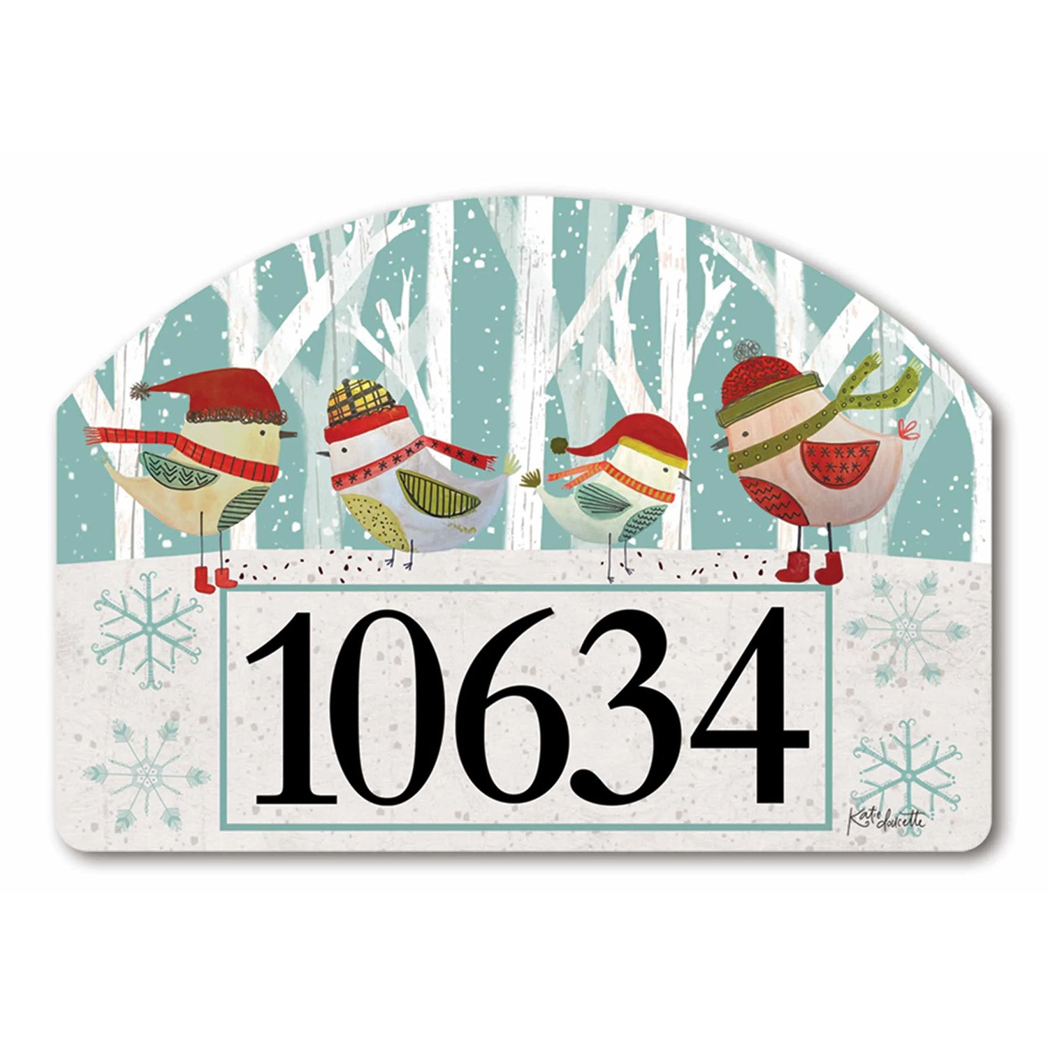 Warm Winter Birds Yard DeSign