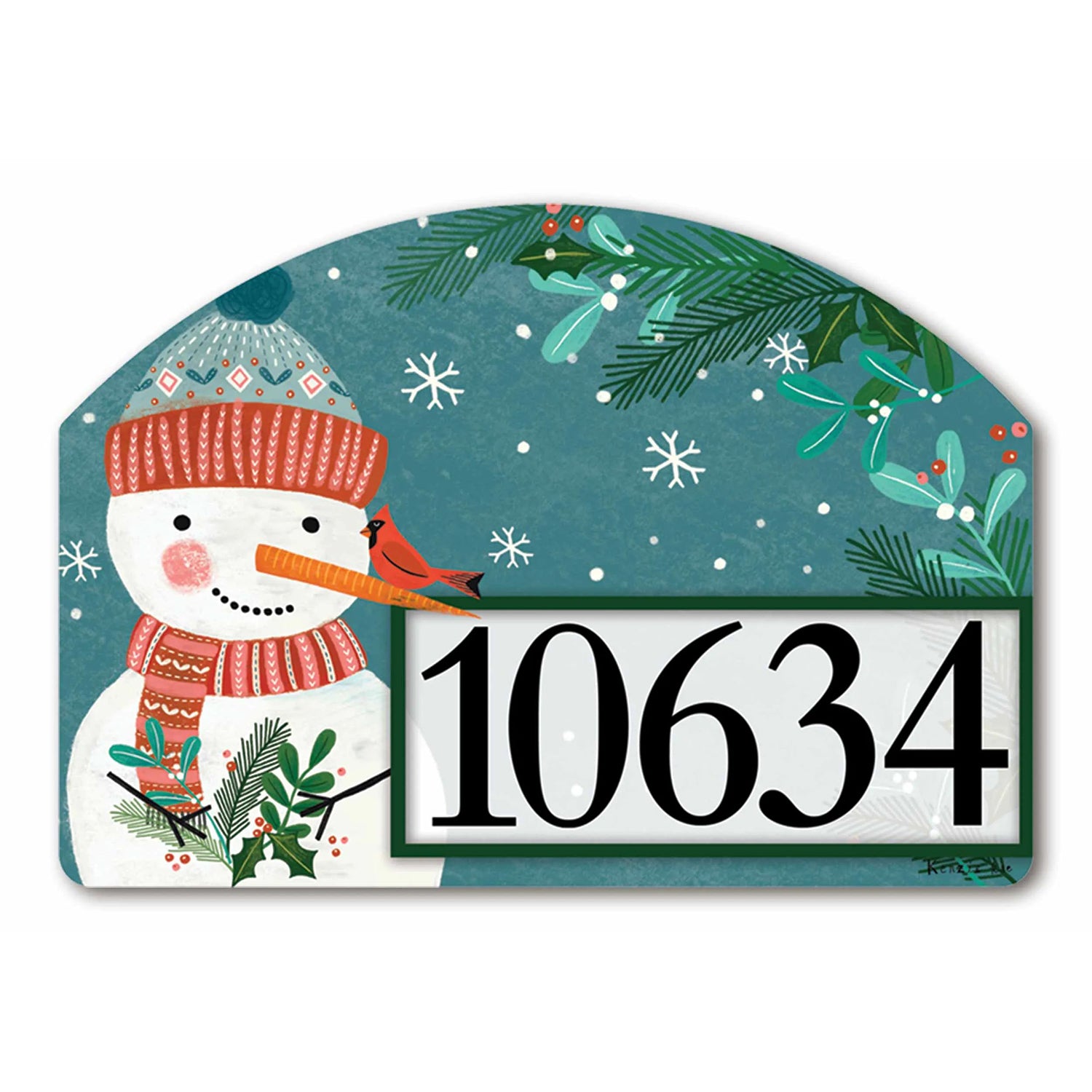 Dressed for Snow Yard DeSign