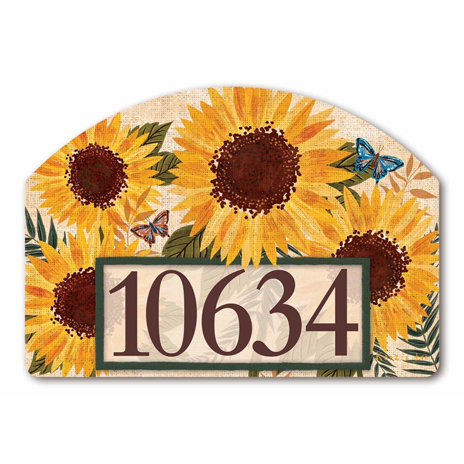 Sunflowers & Butterfly Yard DeSign