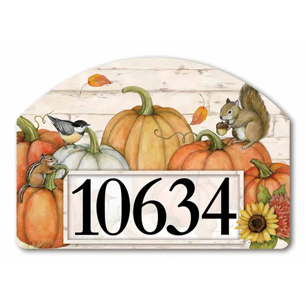 Critter Sitters Pumpkin Yard DeSign